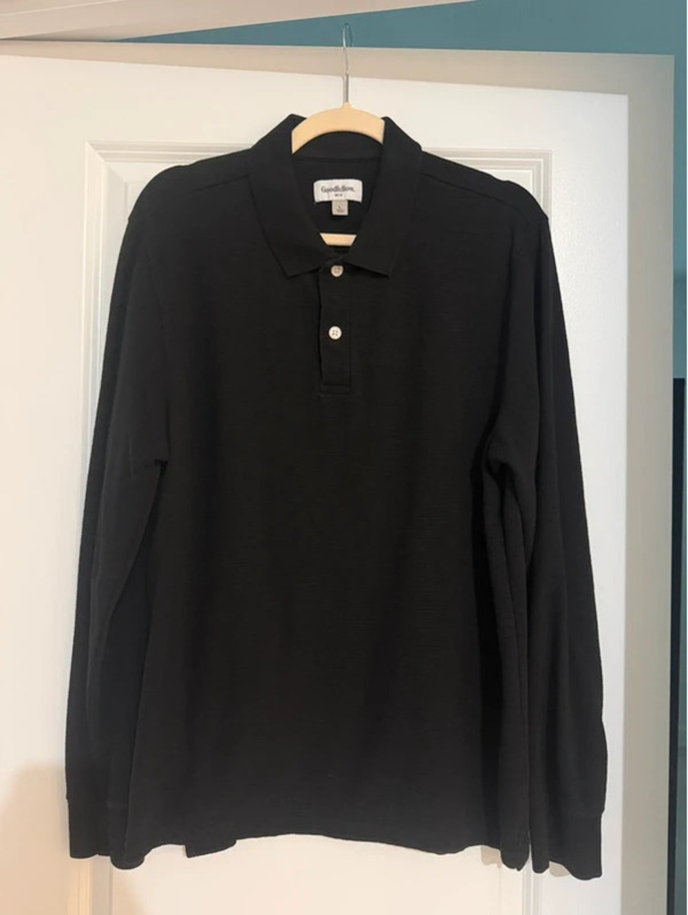 Men’s long sleeve polo